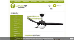 Desktop Screenshot of lamparaspisa.es